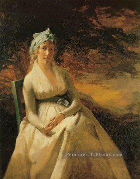  Mme Tableaux - Portrait de Mme Andrew écossais peintre Henry Raeburn